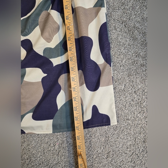 Camo Tie Strap Silky Size Medium Tank - Picture 2 of 3